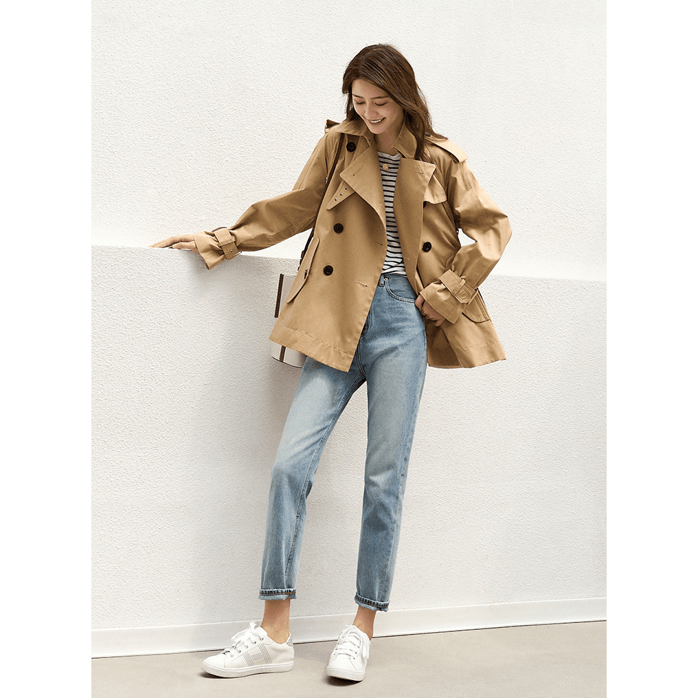 モード系ファッション オーバーサイズトレンチコート
