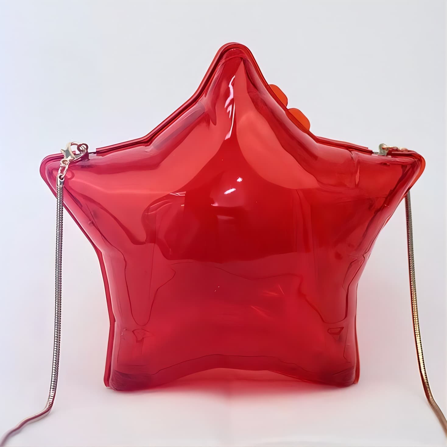 モード系ファッション スターシャインメタリックミニバッグ
