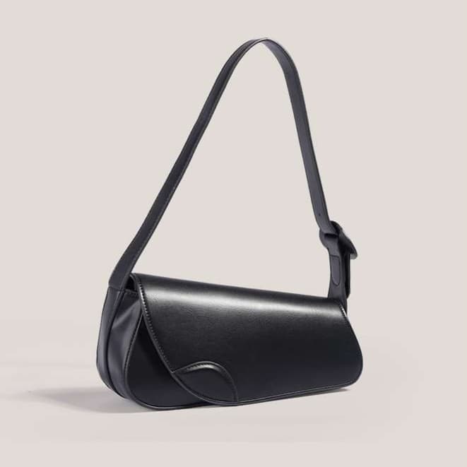 モード系ファッション スタイリッシュミニマルショルダーバッグ