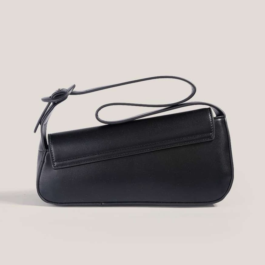 モード系ファッション スタイリッシュミニマルショルダーバッグ