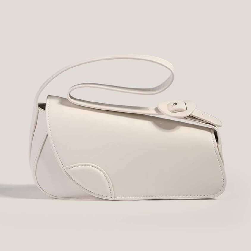 モード系ファッション スタイリッシュミニマルショルダーバッグ