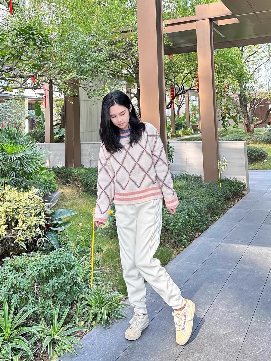 モード系ファッションイージースウェットパンツ
