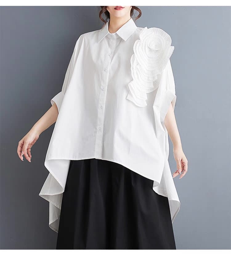 モード系ファッション アバンギャルド オーバーサイズシャツ