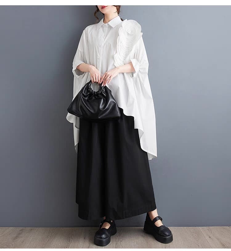 モード系ファッション アバンギャルド オーバーサイズシャツ