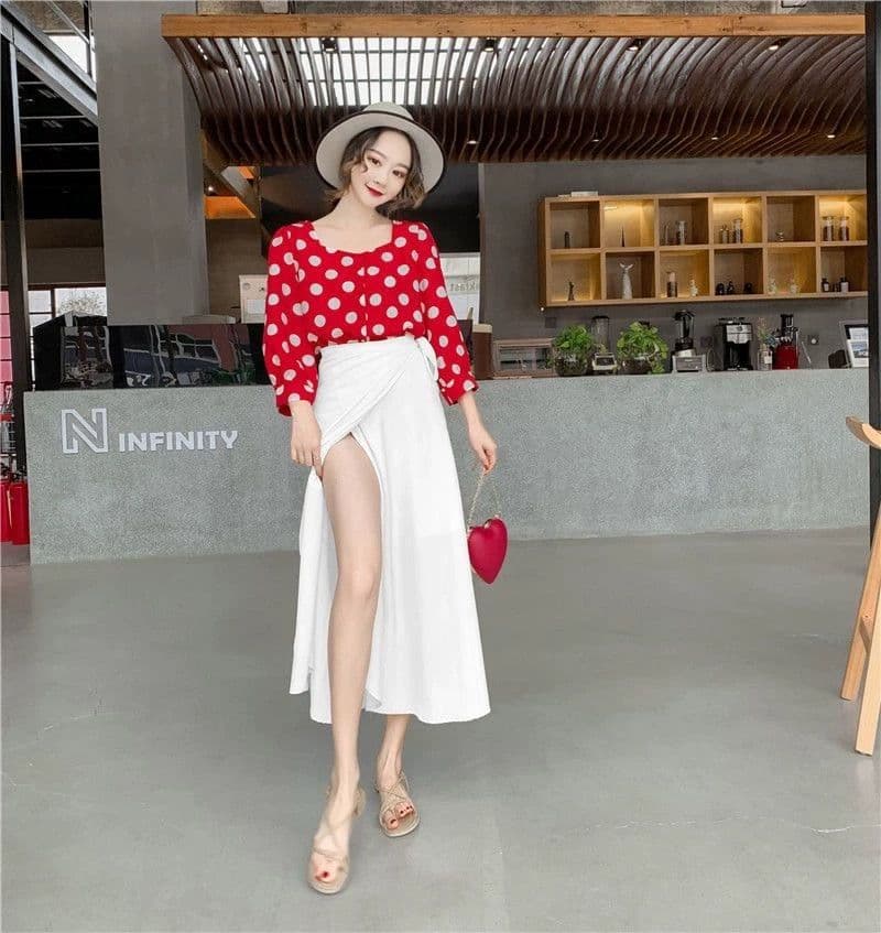 モード系ファッション 体型カバーも叶える、美シルエットのプチプララップスカート