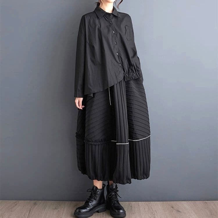 モード系ファッション【骨格ウェーブさん向け】バルーンシルエットスカート（レディース）