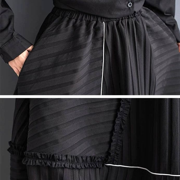 モード系ファッション【骨格ウェーブさん向け】バルーンシルエットスカート（レディース）