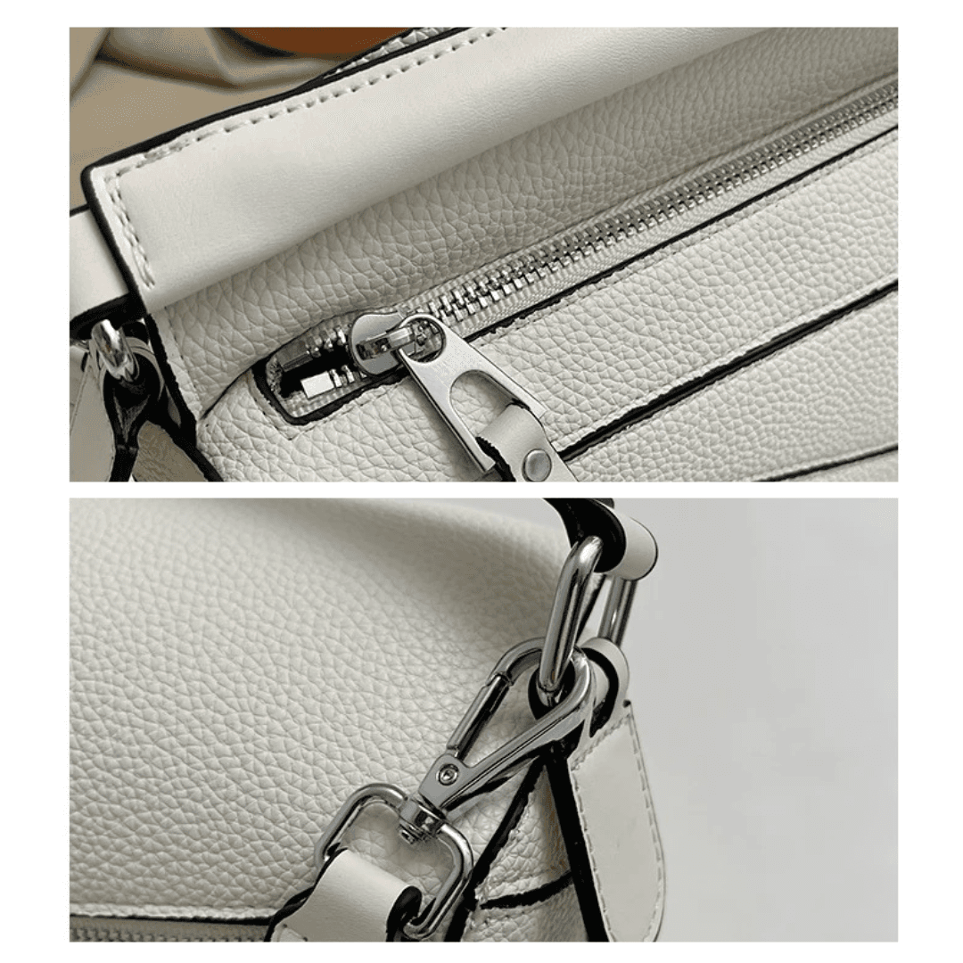 モード系ファッション【高見え×機能性】ジオメトリックデザインPUミニバッグ（6カラー展開）