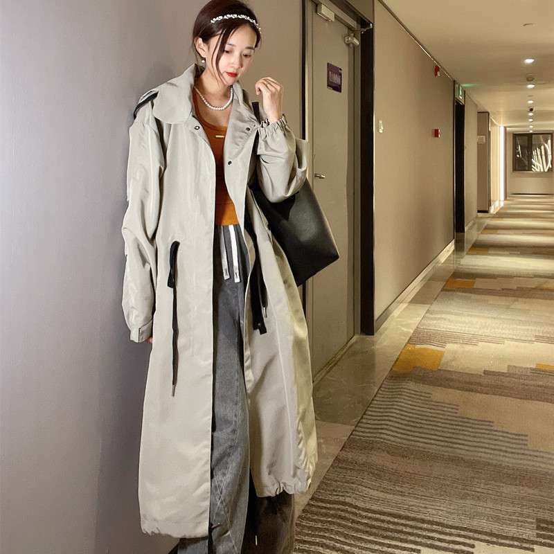 モード系ファッション エレガントオーバーサイズトレンチコート