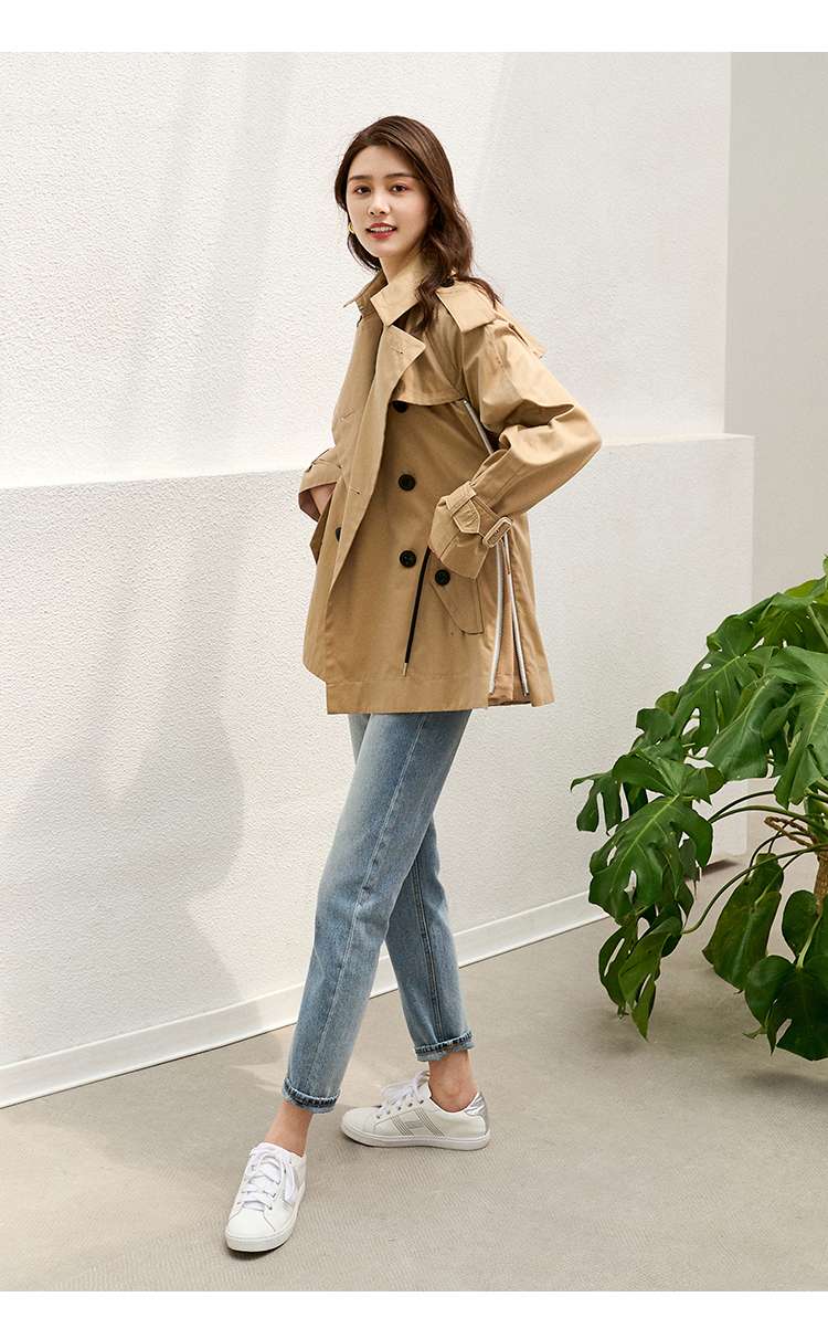 モード系ファッション オーバーサイズトレンチコート