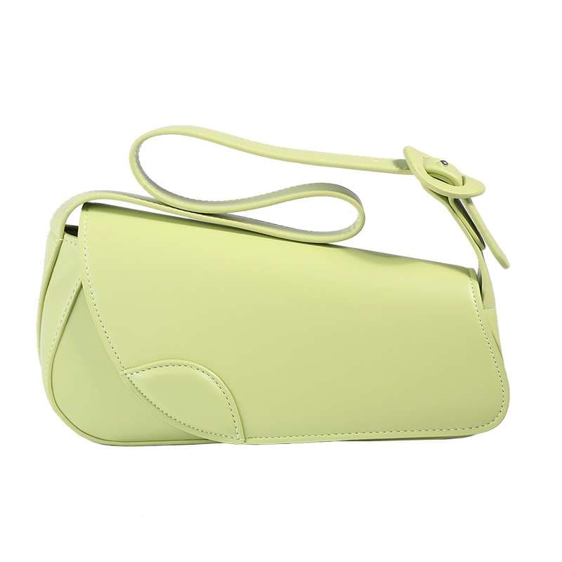 モード系ファッション スタイリッシュミニマルショルダーバッグ