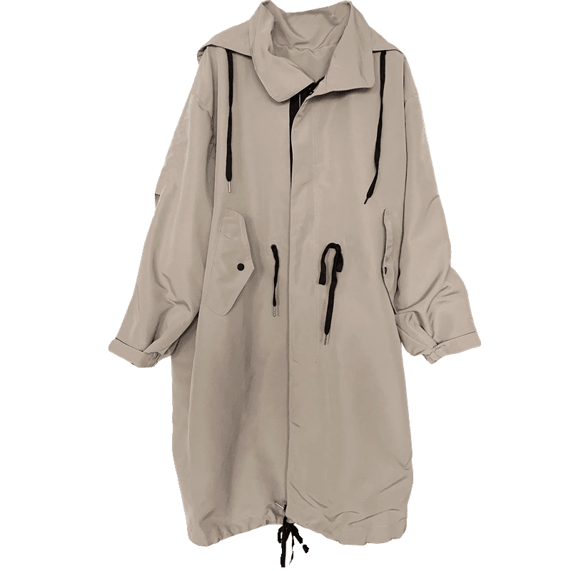 モード系ファッション エレガントオーバーサイズトレンチコート