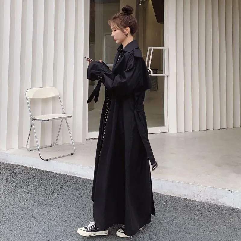 モード系ファッション オーバーサイズトレンチコート
