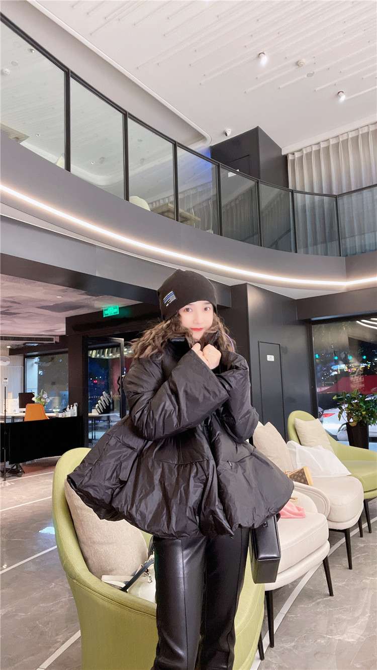 モード系ファッション オーバーサイズダウンパフジャケット