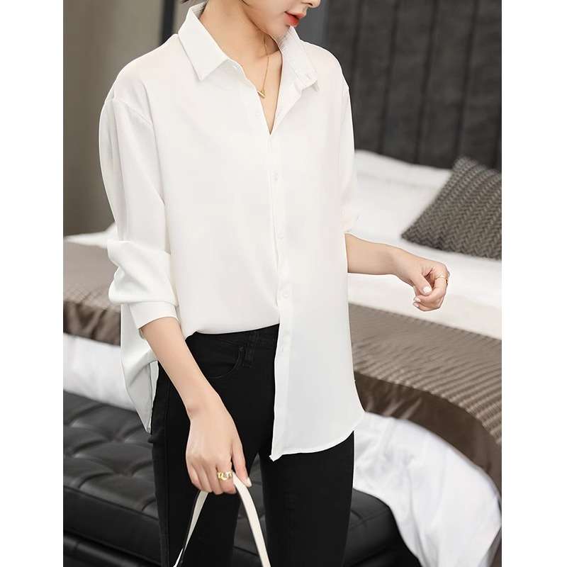 モード系ファッション エレガントオーバーサイズシャツ