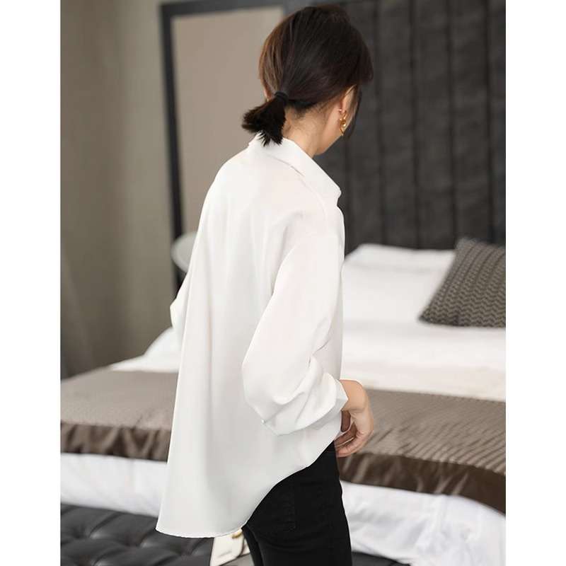 モード系ファッション エレガントオーバーサイズシャツ