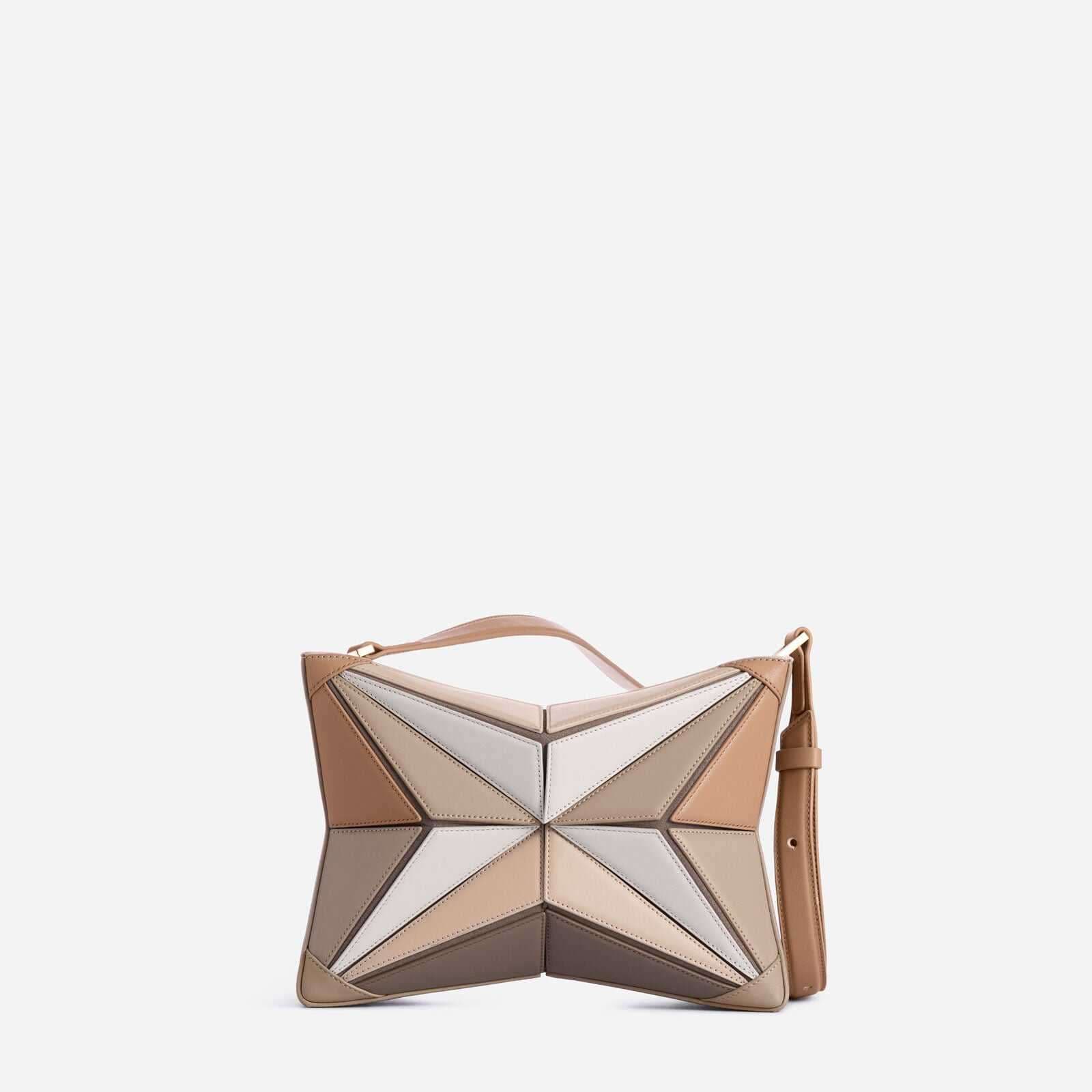 モード系ファッション ジオメトリック スター クロスボディバッグ