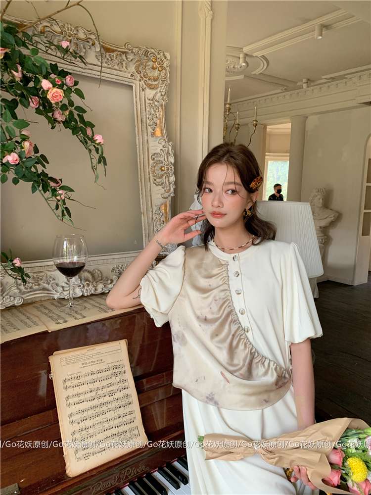 モード系ファッション エレガントローズピアノ ヴィンテージワンピース