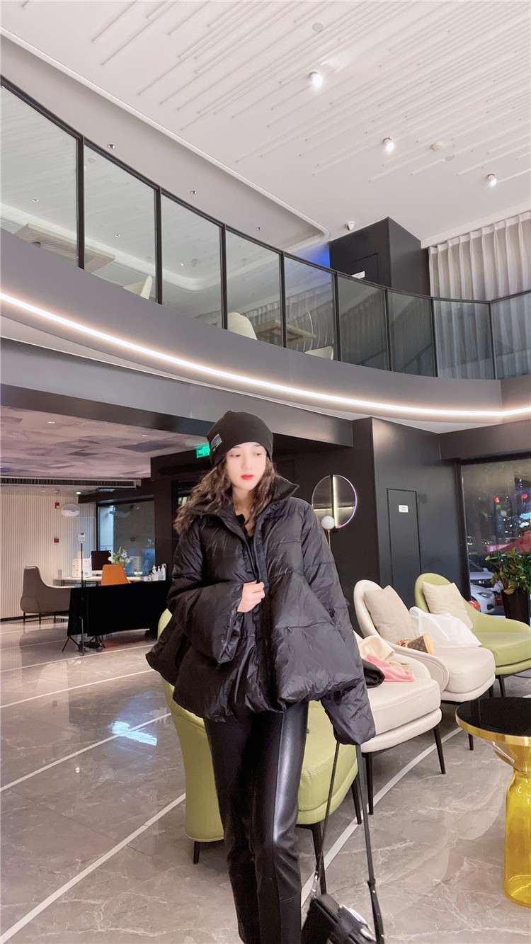 モード系ファッション オーバーサイズダウンパフジャケット