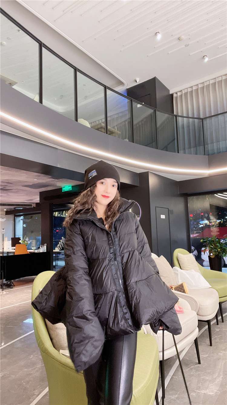 モード系ファッション オーバーサイズダウンパフジャケット