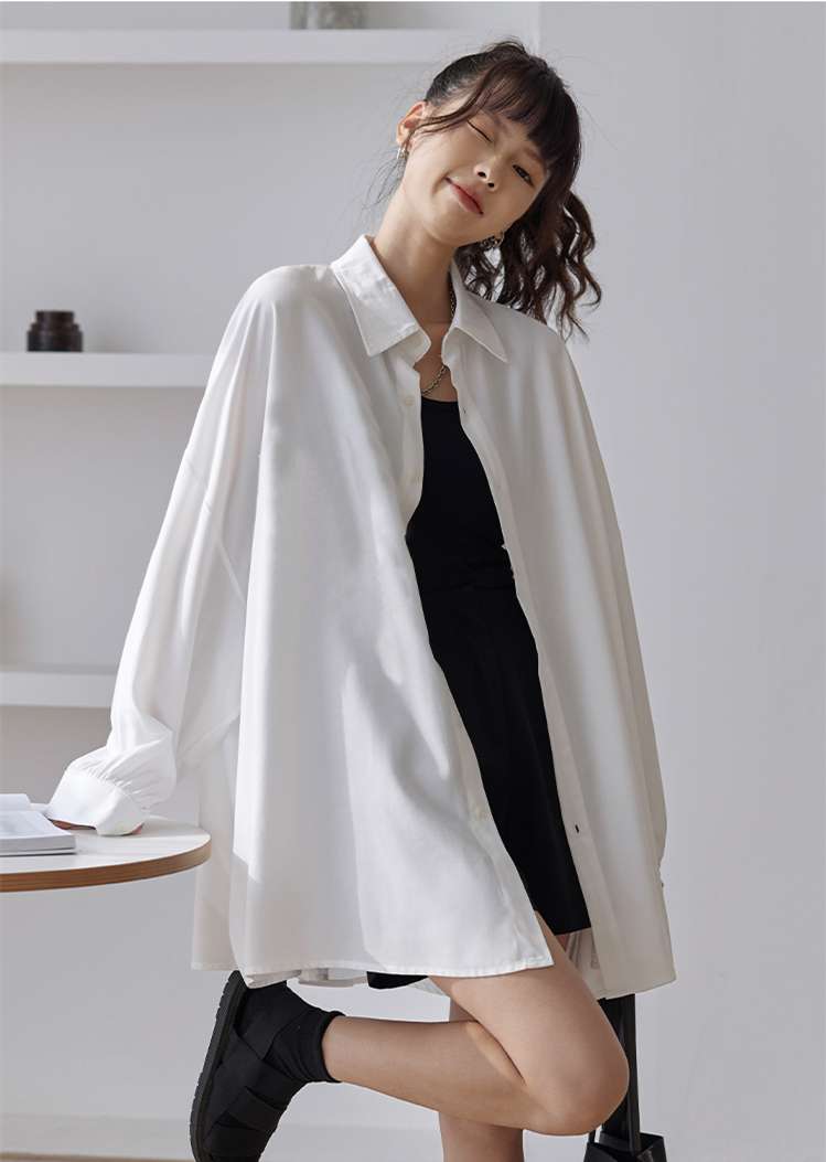 モード系ファッション シンプル＆スタイリッシュ オーバーサイズシャツ｜軽量｜UVカット｜オールシーズン対応