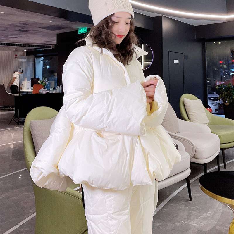 モード系ファッション オーバーサイズダウンパフジャケット