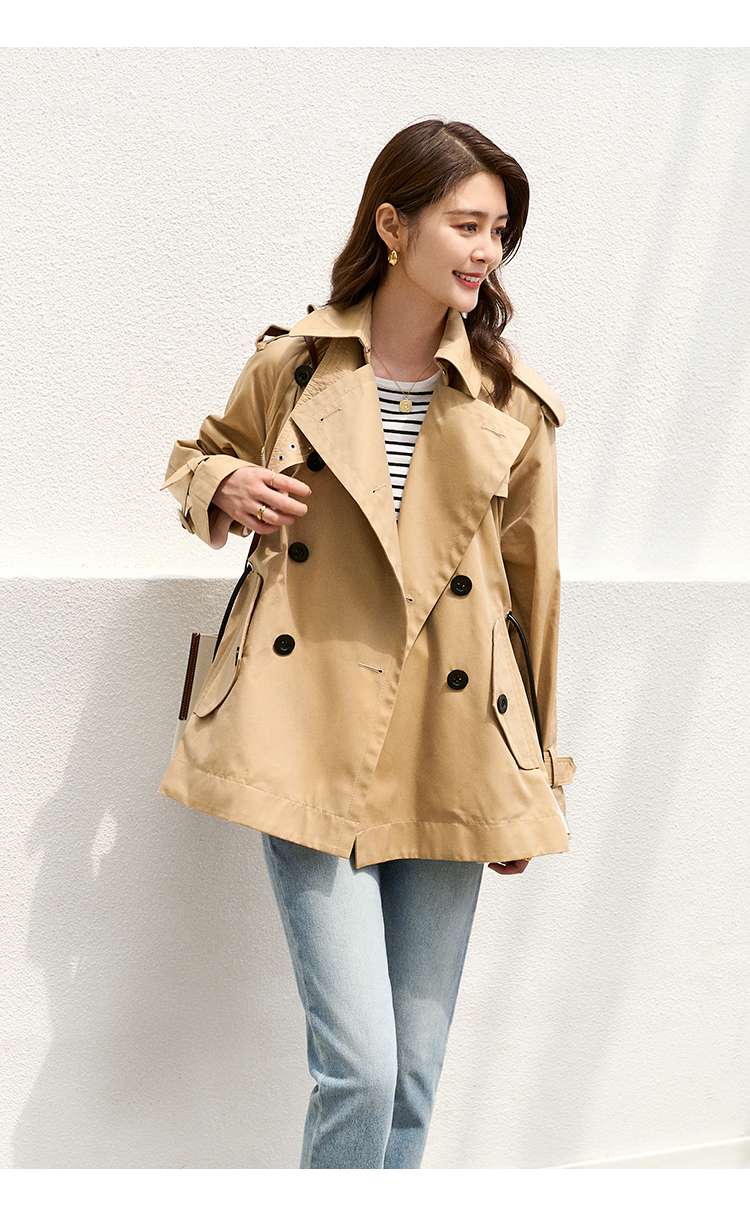 モード系ファッション オーバーサイズトレンチコート