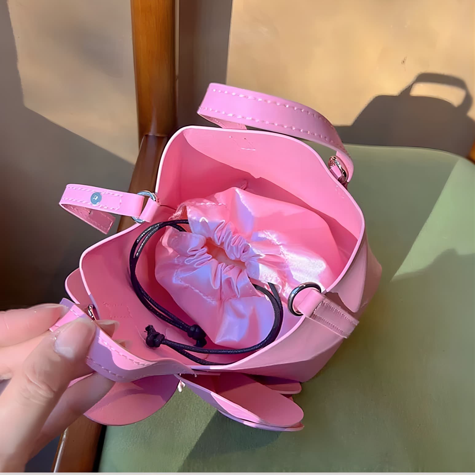 モード系ファッション フラワーブルームハンドバッグ