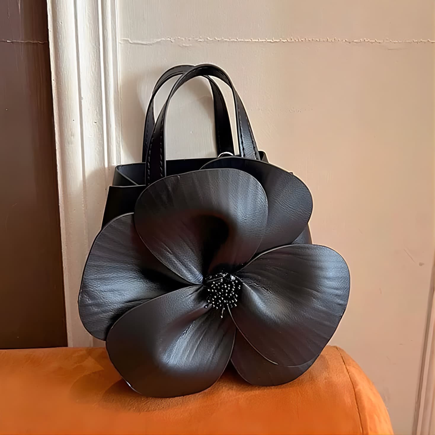 モード系ファッション フラワーブルームハンドバッグ