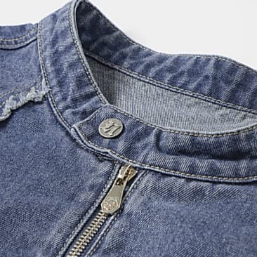 モード系ファッション春秋アウター ダメージデニムジャケット メンズ レディース 大きいサイズ XL~6XL
