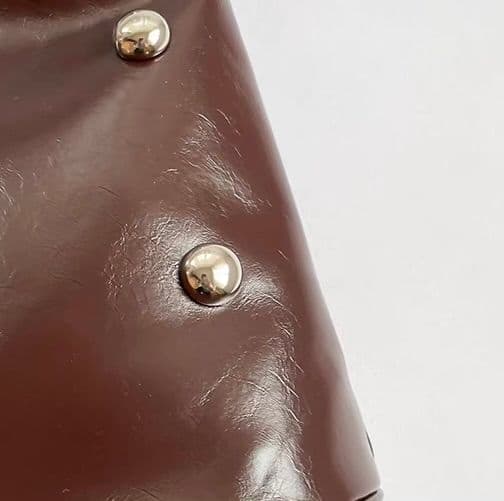 モード系 モード系レディースバッグ|プチプラで叶う洗練デザイン|スタッズアクセント×大容量ショルダー
