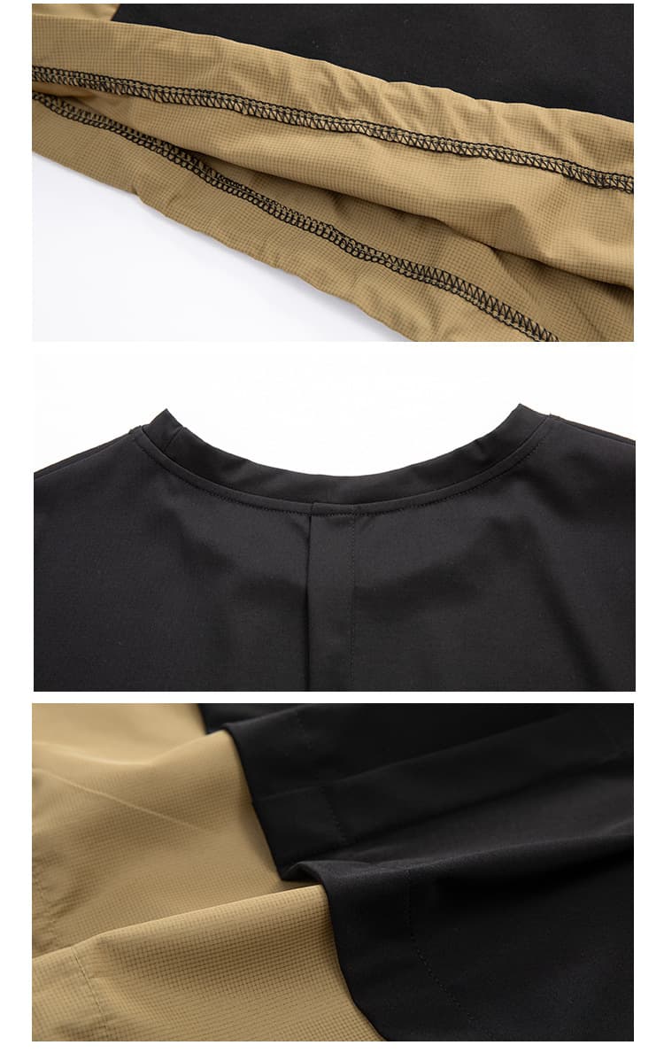 モード系 ワークポケットデザインで魅せるモードTシャツ|スポーティ&シティライクなセットアップ風トップス