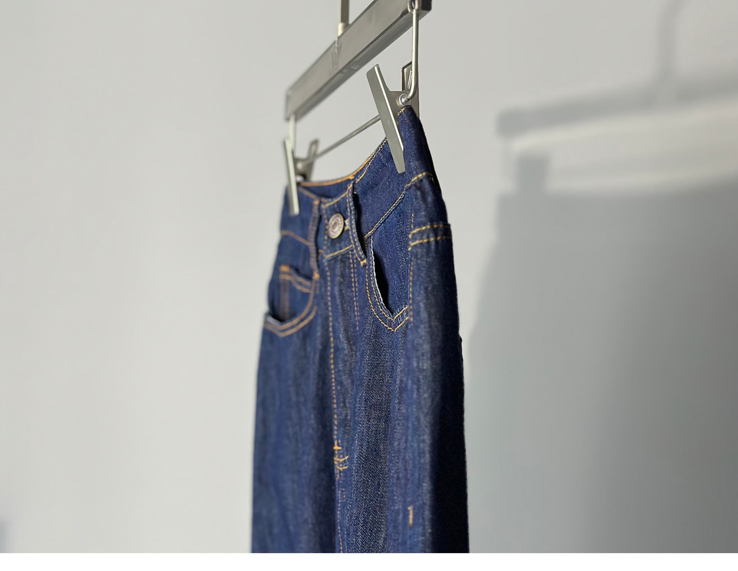 モード系ファッションクラシックデニムフレアパンツ